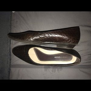 Talbots Black Flats 7 1/2 M